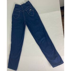 Vintage 80s Chic Mom Jeans High Rise High Waist Retro Pleated Twee - Size 4